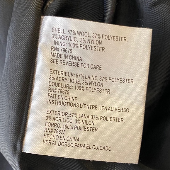 Michael Kors Black Belted Coat with Gold Accents Size M - Picture 10 of 10